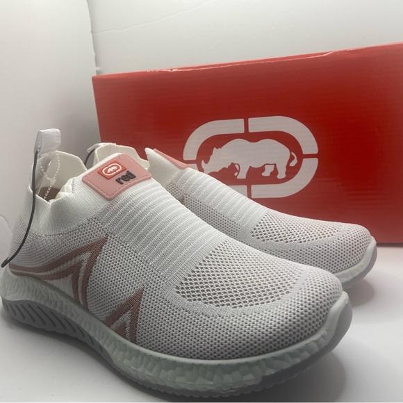 Marc Ecko Shoes - Marc Echo Womens Slipon Sneakers White/Pink size 9 NWT (I)